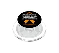 MS Warrior Conciencia Esclerosis Múltiple PopSockets PopGrip para MagSafe