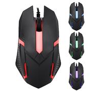 MS1 1600DPI Wired Backlight USB USB Ergonomic Gaming Notebook Office Gamer Gamer Utilice Bien su Funcionalidad Versátil Accesorio Imprescindible Cualquier Escritorio de Cuaderno
