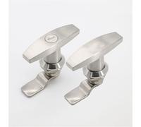 MS101-1-2 Cerradura de manija tipo T de acero inoxidable 304, 1 pieza(No lock cylinder)