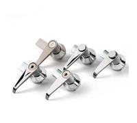 MS303 Botón de bloqueo de manija Caja de distribución Construcción de puerta 1 pieza(303-A aluminum alloy)