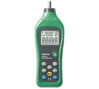 MS6208A Pantalla LCD Tipo de contacto Tacómetro digital Medidor de RPM Velocidad de rotación 50-19999 RPM Retención de datos