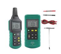 MS6816 Rastreador de Cables, 12V a 400V AC DC Cable Teléfono Portátil Localizador de Cables, Detector de Posicionamiento de Tubos Metálicos, para Medición de Líneas Enterradas(Batería no Incluida)