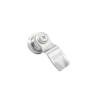 MS705 Cerradura de lengüeta tipo media luna for caja de distribución, cerradura for bote de basura, puerta de equipo industrial, cerradura de acero inoxidable 304, 20 x 22, 1 unidad