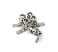 MS763 Cierre de lengüeta doble de acero inoxidable con candado, cuatro agujeros circulares, 1 unidad(S type)