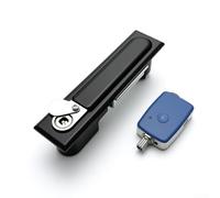 MS818 - Cerradura electrónica pasiva de aleación de zinc, cerradura plana con autorización remota, registros de eventos reales para armarios de distribución de seguridad (llave de bloqueo)