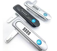 MS819 gabinete eléctrico abierto 4 Digital Carga de coche manija oscilante Panel pestillo cerradura de compresión 1 Uds(Matte)