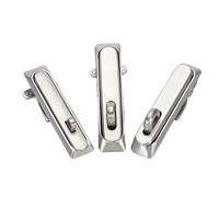 MS834 - Pestillo de panel de 3 puntos con candado for puerta batiente de acero inoxidable (1 unidad)(MS860 Zinc alloy)