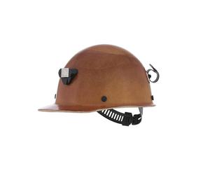 MSA 460409 Skullgard - Casco de Seguridad Estilo Gorra con suspensión Pinlock Staz-On, Soporte de lámpara y Soporte para Cable, Hecho de Resina fenólica, Cargas de Calor Radiante de hasta 350 F