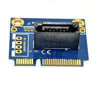 mSATA a SATA - Tarjeta adaptadora de tarjeta madre, convertidor vertical, expansión PCIe de media altura
