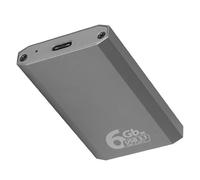 MSATA - Adaptador de carcasa de 6 Gbps a USB 3.1 Gen 2 para disco duro interno MSATA con puerto tipo C, solución de almacenamiento profesional