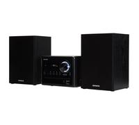 AIWA MSBTU-300MKII Microcadena HiFi Bluetooth 20W RMS, Equipo de Música con CD MP3, USB, Radio FM, Entrada Óptica, AUX RCA, Salida Auriculares, Mando a Distancia, Negro