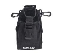 MSC-20B Funda Multifunción, Funda de Nailon para Radio Bidireccional Walkie-Talkie Compatible con BaoFeng/TYT/WouXun/QuanSheng/PuXing/Kenwood (1 Pieza)