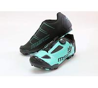 MSC Bikes Aero XC Zapatilla de Ciclismo, Adultos Unisex, Turquesa, 44