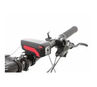 Msc Bikes Light Horn Luz Frontal con Bocina, Negro, 350 Lumens