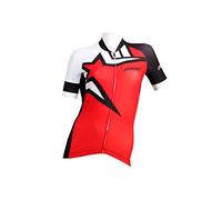 MSC Bikes Mclaudiaprord Maillot Mangas Cortas, Mujer, Rojo, L