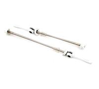 MSC Bikes MSC Ultralight Titanium GR5 - Cierres rápidos para Rueda de Ciclismo, Color Blanco