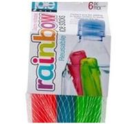 MSC International 29152 Joie Rainbow - Palos de hielo reutilizables para botellas de agua, juego de 6