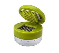 MSC International MSC Intetnational Joie - Cortador de ajo, cuchillas de acero inoxidable, sin BPA y aprobado por la FDA, talla única, color verde