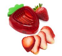 MSC International Simply - Cortador de Fresas, Color Rojo