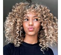 Mscat 10 pulgadas Gogo Curl Crochet Hair 8 Paquetes Pre Looped Water Wave Crochet Hair Ombre Blonde Ocean Wave Goddess Box Trenzas Deep Twist Synthetic Braiding Hair for Women(8 paquetes, T27613#)