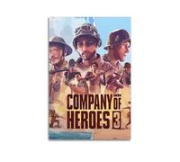MSCFHU Company of Heroes 3 Póster decorativo de lienzo para pared e impresión artística moderna para decoración de dormitorio familiar, 20 x 30 cm