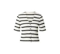 MSCH COPENHAGEN Cárdigan 'Kenja' crema / negro L crema / negro