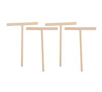 MSCHENZW 4X T Forma Crepe Maquina de Crepes Bateador de de Madera Palillo de la Cocina del Hogar Kit