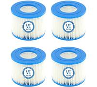Mscomft Vi Cartucho de Filtro de Repuesto para Piscina Vi Filtro de Repuesto for Bestway Flowclear Pool Filter, for Bestway Vi Filter, for Miami, for Vegas, for Monaco, tamaño 6-58323 (4pcs)
