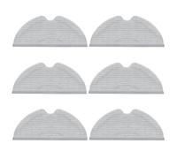 MsDaos Juego de 6 Paños de Repuesto Compatibles con Dreame F9, D9, D9 Pro, D9 MAX Black, L10 Pro Robot Aspirador Mopa