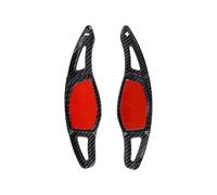MSDDWL Volante Levas Cambio para Audi para R8 para RS3 RS4 RS5 para TT para RS para RS para Q3 RS para Q8 1 Par Extensión Palanca Cambios Volante Coche Levas En Volante(Carbon Fiber Black)