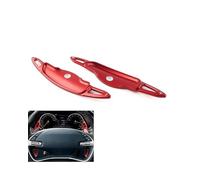 MSDDWL Volante Levas Cambio para Genesis para GV70 para GV80 2022 2023 para G80 2019 2020 Extensión De Palanca Cambios Volante Coche Aleación Aluminio Levas En Volante(Red)