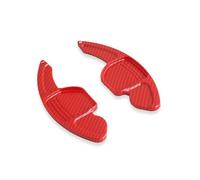 MSDDWL Volante Levas Cambio para Seat para Alhambra para Ateca para Leon 5F FR para Tarraco Ibiza 6P para Cupra ST Palanca Cambios Extensión Volante Coche Levas En Volante(Carbon Red)