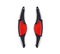 MSDDWL Volante Levas Cambio para VEZEL 2016 2017 2018 2019 Extensión De Palanca De Cambios De Volante De Coche De Fibra De Carbono Levas En Volante(Black)
