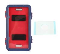 MSDFNSDOL Soporte para teléfono de Ducha, Estuche de Ducha con Pantalla táctil, Soporte de Pared con rotación de 360 ° con Alta sensibilidad, Caja de Ducha antivaho para baño, Cocina, (Azul)