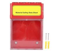 MSDS Visual Box, Cuadro de Datos Visual de Bloqueo Magnético Integrado para Manuales de Instrucciones, Planes de Emergencia
