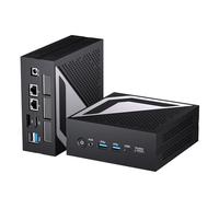 msecore Mini PC, Ryzen AI 9 HX 370 (12 núcleos, hasta 5.1 GHz), RAM DDR5 de 64 G, SSD PCIE4.0 2T, 2 LAN de 2.5 G, 1 HDMI, 1 DP, 1 USB 4.0, triple pantalla, Wi-Fi 6e, VESA, Windows 11 Pro