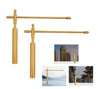 MSEKKO Varillas de radiestesia Herramientas de adivinación de Cobre de rotación Flexible, Varillas portátiles retráctiles para adivinación de Agua