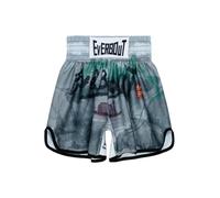 MSemis Niño Shorts Kickboxing Pantalones Cortos De Boxeo Niños Shorts MMA Calzoncillos Boxeo Kickboxing Pantalones Cortos Mono Azul Fitness Gris 7-8 años