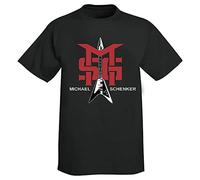 Msg Shirt Michael Schenker Group Rock Band Logo Graphic Fashion Rock tee Short Sleeve T-Shirt XL