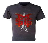 Msg T-Shirt Michael Schenker Group Logo Rock Band Retro Men Dark Grey 3XL