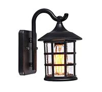 MSGIRVLZL Aplique de Exterior Everfto Cuadrado, Moderno Y Sencillo, Resistente Alua, para Jardín, Villa, Comunidad, Patio, Pared, Aluminio, Foco de Mano, Resistente a la Corrosión, con Fuente de Luz E