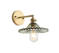 MSGIRVLZL Apliques de Pared Dere de Estilo Moderno Y Sencillo con Casquillo E27 O Focos de Cristal de Estilo Vintage. Ideales para Dormitorios, Lofts, Estudios Y Pasillos.