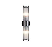 MSGIRVLZL Apliques de Pared Rectangulares de Hierro E14 Norteamericanos, Lámparas de Lectura de Pared de Cristal de Lujo de Alta Gama, Adecuadas para Pasillos, Lofts, Corredores, Cafeterías Y Otros Es