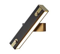 MSGIRVLZL Applique De Chevet Ultra-Fine, Applique Murale En Métal Noir Avec Fonction De Réglage De Rotation À 350 °, Applique Murale Led Moderne - 3000K, Appliques Murales Simples Nordiques Pour Chamb
