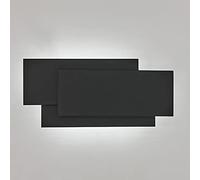 MSGIRVLZL Applique Murale À Panneau Led 18W, Veilleuse De Chevet Dans La Chambre, Appliques En Fer Forgé, Luminaires Muraux Décoratifs Modernes Et Minimalistes Pour Salon, Couloir, Cage D'Escalier/Bla