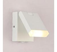MSGIRVLZL Applique Murale De Chevet Ultra-Mince, Applique Murale En Métal En Aluminium Avec Fonction De Réglage Rabattable Vers Le Haut Et Vers Le Bas, Appliques Murales Modernes À Led 3W, Appliques M