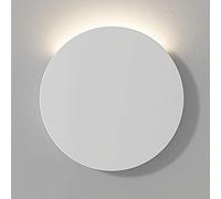 MSGIRVLZL Applique Murale En Métal Avec Finition Blanche, Luminaire Décoratif Moderne À Led 3 Modes De Couleur, Rondelle De Mur De Fond De Couloir Mince, Mini Appliques Murales De Chevet De Chambre À