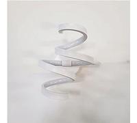 MSGIRVLZL Applique Murale En Spirale À Led 18W, Corps De Lampe En Aluminium + Abat-Jour En Acrylique, Appliques Murales Modernes En Métal Blanc Simple Pour Salon, Chevet De Chambre, Salle À Manger/Neu
