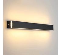 MSGIRVLZL Applique Murale Led Moderne 21W, Lampe D'Ambiance Linéaire En Métal De Salon, Appliques Murales De Chevet Créatives Pour Chambre À Coucher, Éclairage Décoratif De Couloir Simple/K/White Ligh