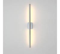 MSGIRVLZL Applique Murale Linéaire Pour Salle De Bain De 23,6", Applique Murale À Tube Long En Aluminium, Appliques Murales À Bande Ultra Fine, Éclairage Mural De Fond De Couloir, Lumière D'Ambiance,